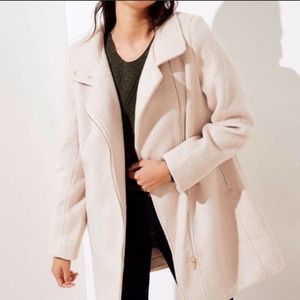 LOFT Herringbone Moto Coat S